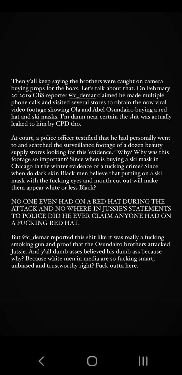 CocoWiggy's tweet photo. Think people, think!  #FreeJussie #JussieSmollett #CookCountyJail #JudgeJamesLinn #DanWebb #KimFoxx https://t.co/ALpSfP92ud