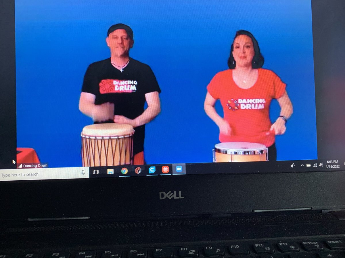 D45North's tweet photo. #d45learn4life Dancing Drum virtual performance. Thanks to North’s Mrs. Connelly and Westmore’s Mr. Prosek for putting this together! https://t.co/T72djcZ7IO