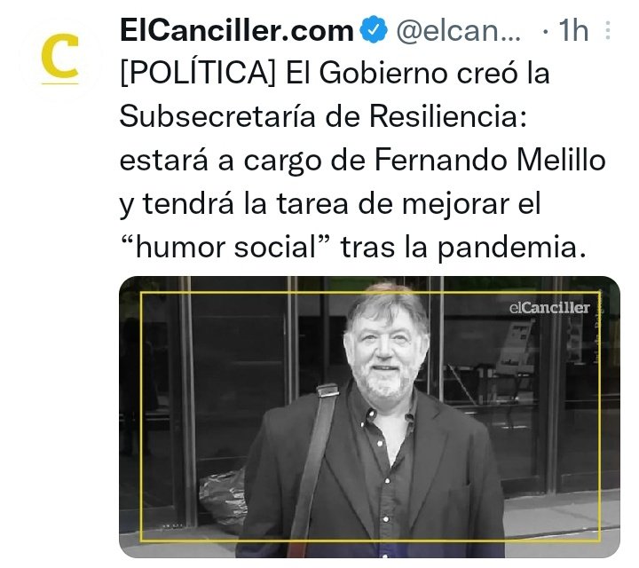 fortavat's tweet photo. Hola Alberto Fernández @alferdez : El humor social mejorará un poco cuando dejen de inventar ministerios, secretarías y subsecretarías para darle cargos a ñoquis como Fernando Melillo.
#BastaDePavadas https://t.co/HSuA8p0tK1