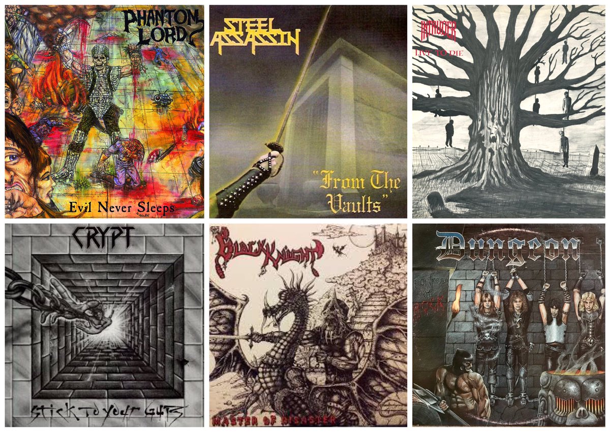 doomedparade's tweet photo. Your periodic reminder that the 80s metal underground is still filled to the brim with rare gems - all the ‘genuine article’ from that era - and YouTube is an absolute treasure trove 💎💎
#PhantomLord #SteelAssassin #Intruder #Crypt #BlackKnight #Dungeon
#heavymetal #cultmetal https://t.co/4cVDMuOpQR