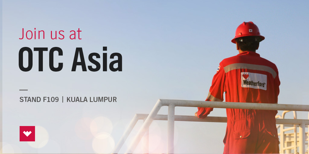 WeatherfordCorp's tweet photo. Visit us at OTC Asia in Stand F109 to learn how our Managed Pressure Wells solutions deliver fewer surprises for higher quality wells, increased performance, & a more productive well. https://t.co/T9JZbVtDko
#IntelligentMPD #ManagedPressureDrilling #DrillingAutomation #oilandgas https://t.co/NOJvo5PkFO