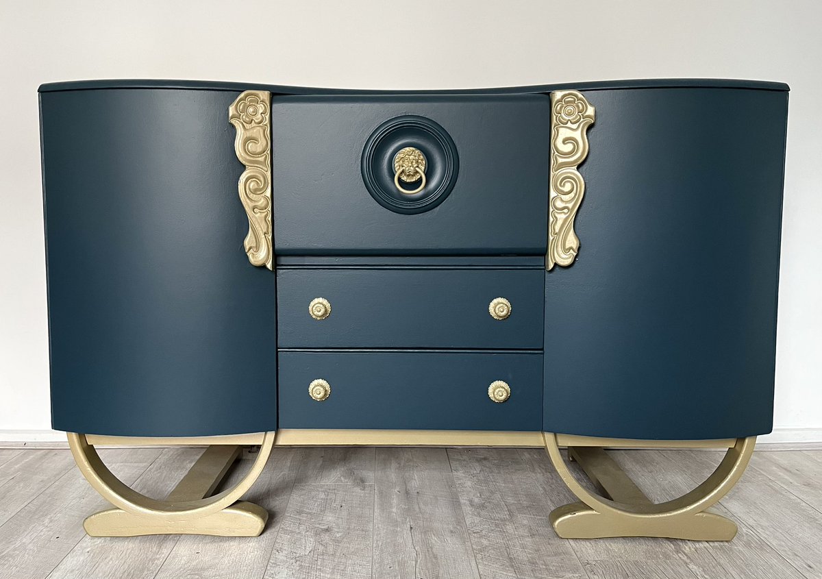 zekistudios's tweet photo. We are not ready to list yet but Aslan is here … Photoshoot is later this week - he’s been hard work - but worth it - looking good!! #beautility #cocktailcabinet 
#furniturerestoration 
#oldbutnew #elegant 
#whybuynew #refinishedfurniture
#furnituremakeover 
#restoredfurniture https://t.co/508dWH4oIj