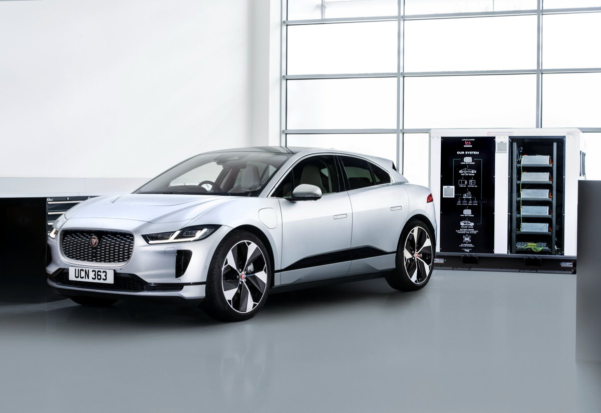 NEWS: Jaguar’s engineering team have worked with Pramac to develop a zero-emission energy storage unit powered by second-life Jaguar I-PACE batteries, taken from prototype and engineering test vehicles  media.jaguar.com/en-us/news/202…