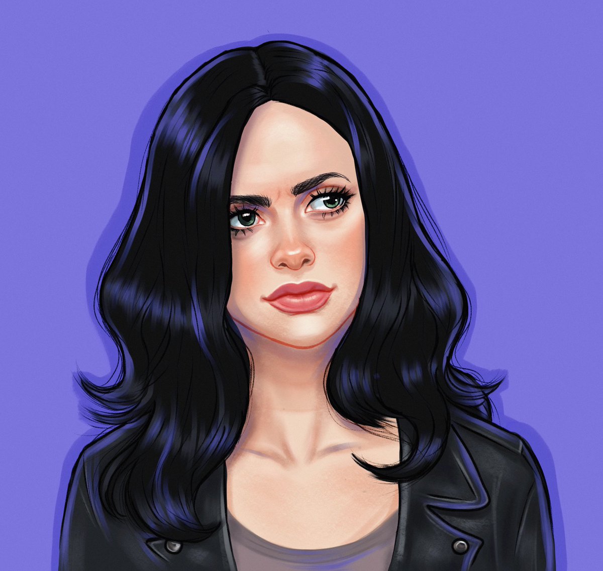 New profile pic of my favorite badass superhero <a href="/JessicaJones/">Jessica Jones</a> <a href="/Krystenritter/">krysten ritter</a> <3 hope we get to see her again! #jessicajones