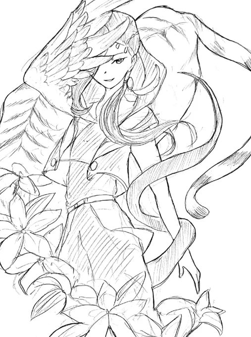 757日目、朝40分間描きました!

推しと動物と花的な何かが描きたかった
(☀️🐍出身の🐍です) 
