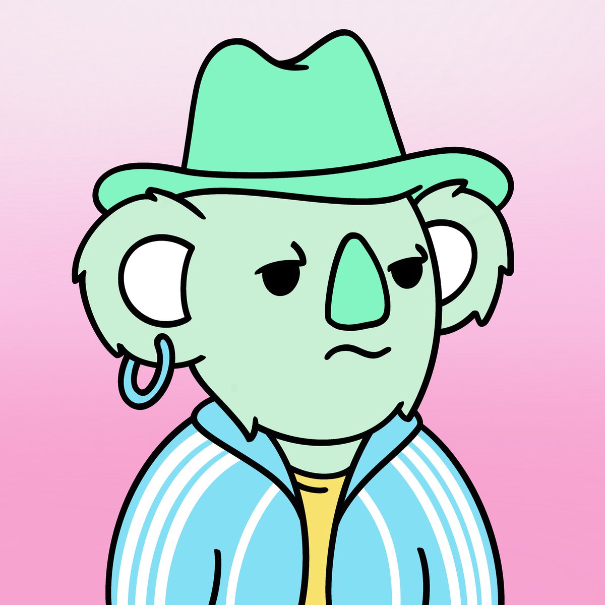 PWijninga's tweet photo. Check out my newest #nft. It is a @thehoodlesnft Koala! Do you like it? @stefanknegt @DippiesNFT @SnoopDogg https://t.co/yD3sTVjGtv