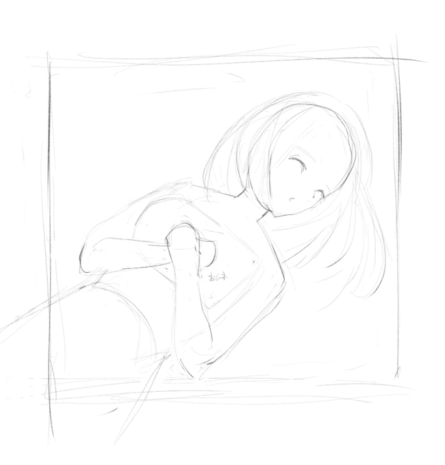 #ウマ娘ラフ交換企画 

因みに私が提出したラフはこんな感じでした! 