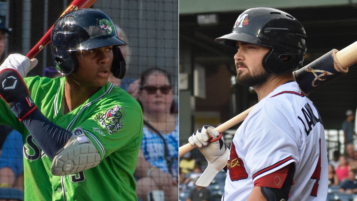 MLBPipeline's tweet photo. The A's are thrilled with their prospect haul in the Matt Olson deal. 

Among those heading to Oakland are Cristian Pache and Shea Langeliers: https://t.co/mUxGuM1Dme https://t.co/ic7P36xvNr
