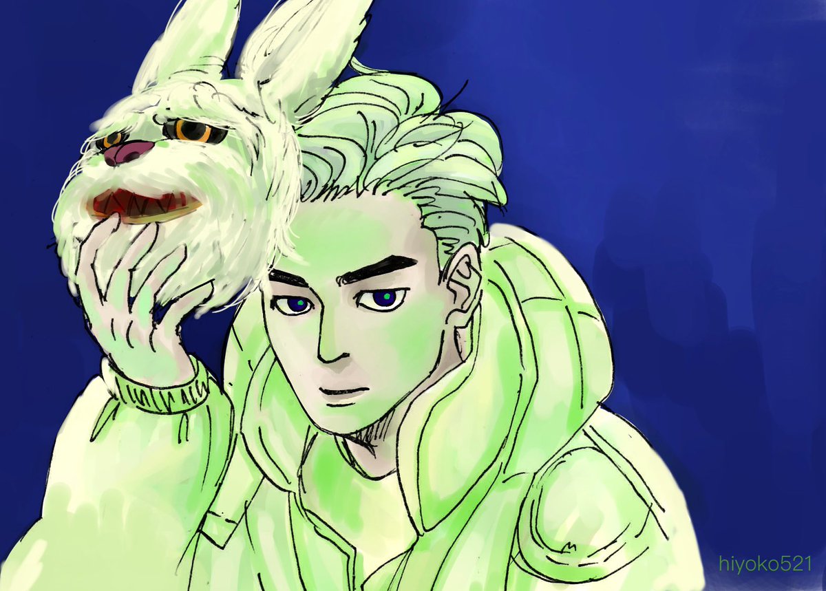 hiyoko521's tweet image. 💚🐰🐰🐰🐰🐰🐰🐰💚
#TOPISBACK 
#bigbangfanart
