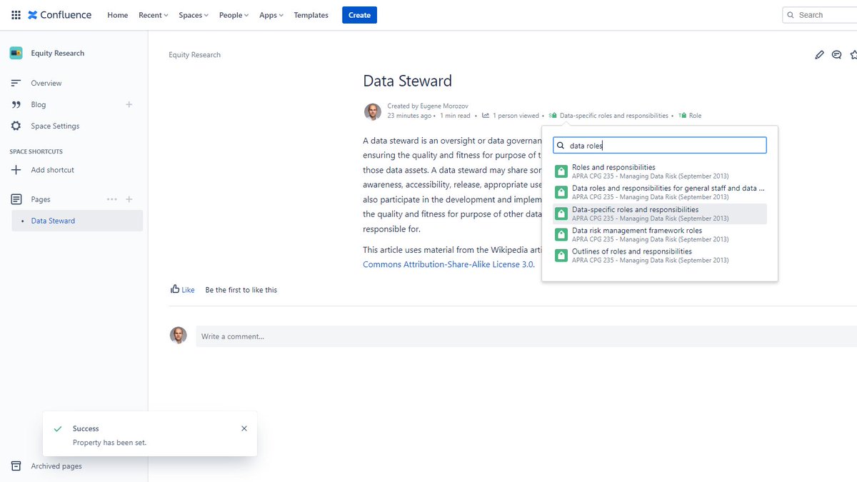 dalsemantics's tweet photo. We improved page classification and table of contents in the new release of Taxonomies for Confluence and added taxonomy catalog, versioning, content refactoring, and knowledge graph integration features. https://t.co/BR6iHq9V3n https://t.co/u1kOBqlyV1