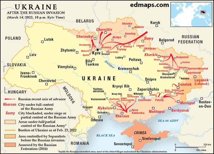 Ис территория. Russian Invasion of Ukraine Map.