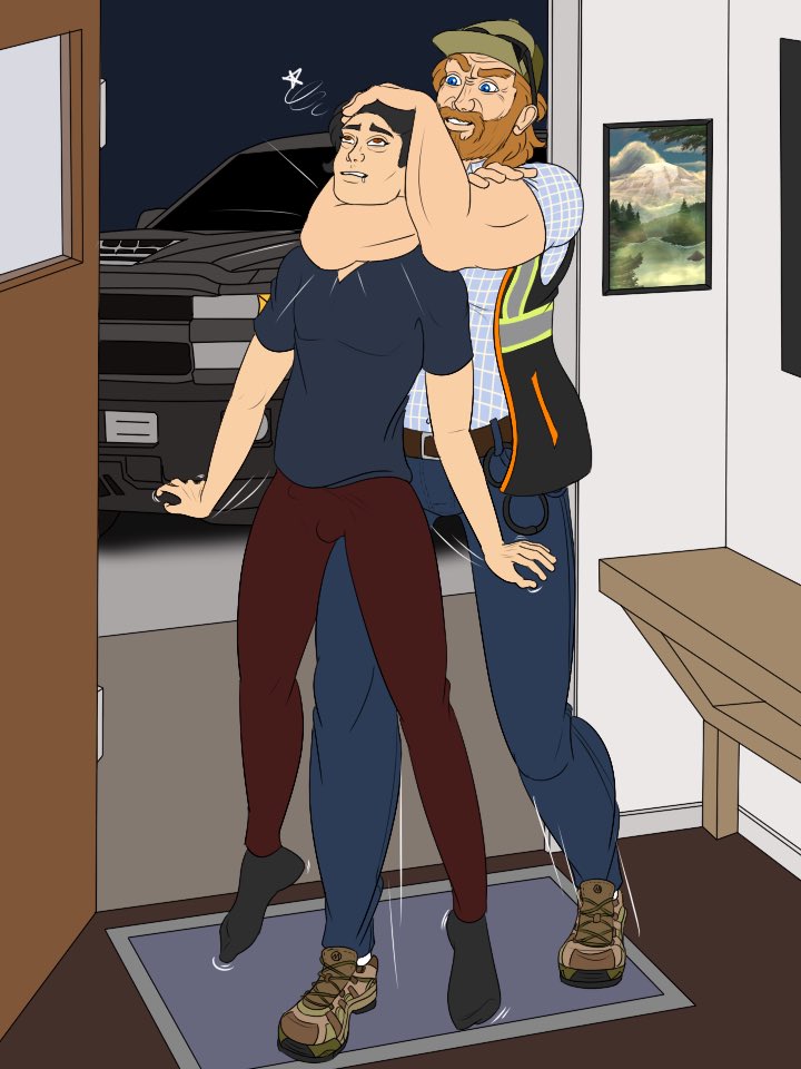 Home from work.
#sleeperhold #rearnakedchoke #chokeout #choke