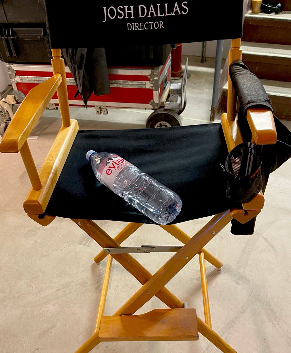 wildfantasizer's tweet photo. omg!!! the director’s chair with josh’s name on it 🥺 im- 😭 this is great and so awesome!!! 🙌 so glad to finally be able to see it!!! thanks to daryl for sharing this. #DirectorJosh #Manifest #ManifestNetflix #ManifestSeason4 https://t.co/xmylsUqYTE