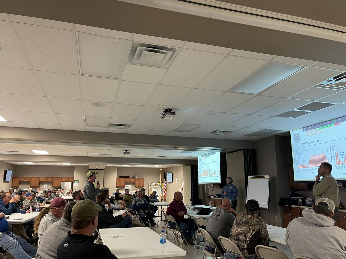 Carmack4KY's tweet photo. Attending a meeting with Fish and Wildlife concerning Laurel Lake. Working to keep our lakes in good condition and taking the fishing game to the next level will not only benefit local citizens but tourism as well. https://t.co/iPhG26nh6E