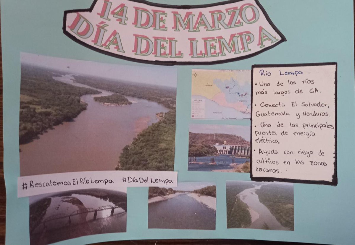 Peace2world_org's tweet photo. En el marco del día nacional del Río lempa, nos sumamos a los esfuerzos de @RedRioLempa en impulsar iniciativas y trabajar por rescatar el río lempa.
-
-
#RescatemosElRioLempa #DiaDelLempa #Lempa #ELSalvador #P2WF #Peace2WorldFoundation https://t.co/tHv9pjI4CU