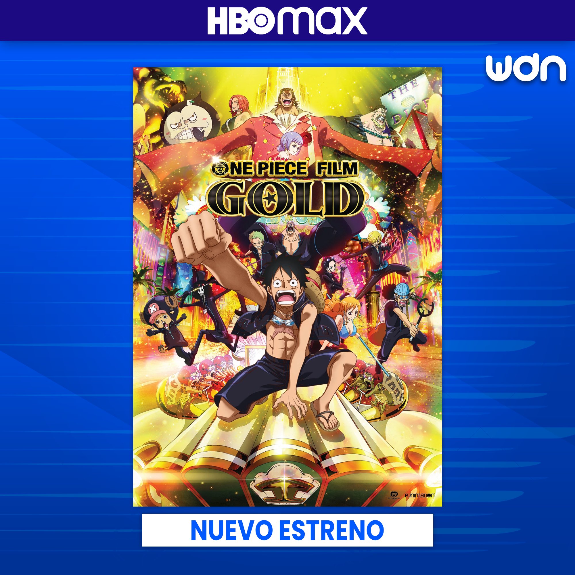 La película One Piece Film: Gold llega con doblaje a HBO Max - FUNiAnime LA