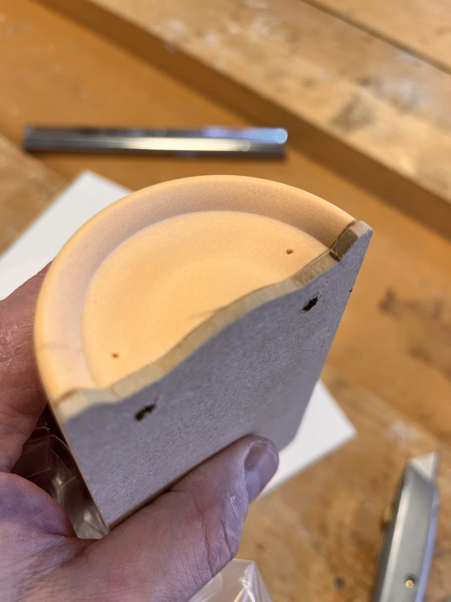 kerry_truman's tweet photo. hereβs a little peak at the work I did earlier in the day to prep up the #vacformer mould.. always nice to jump on the woodlathe at any opportunity, especially when some projects head straight to CNC without thinking of the fun to be had making by hand.. #productdesign #DTchat π https://t.co/ZWlzXOv4xs