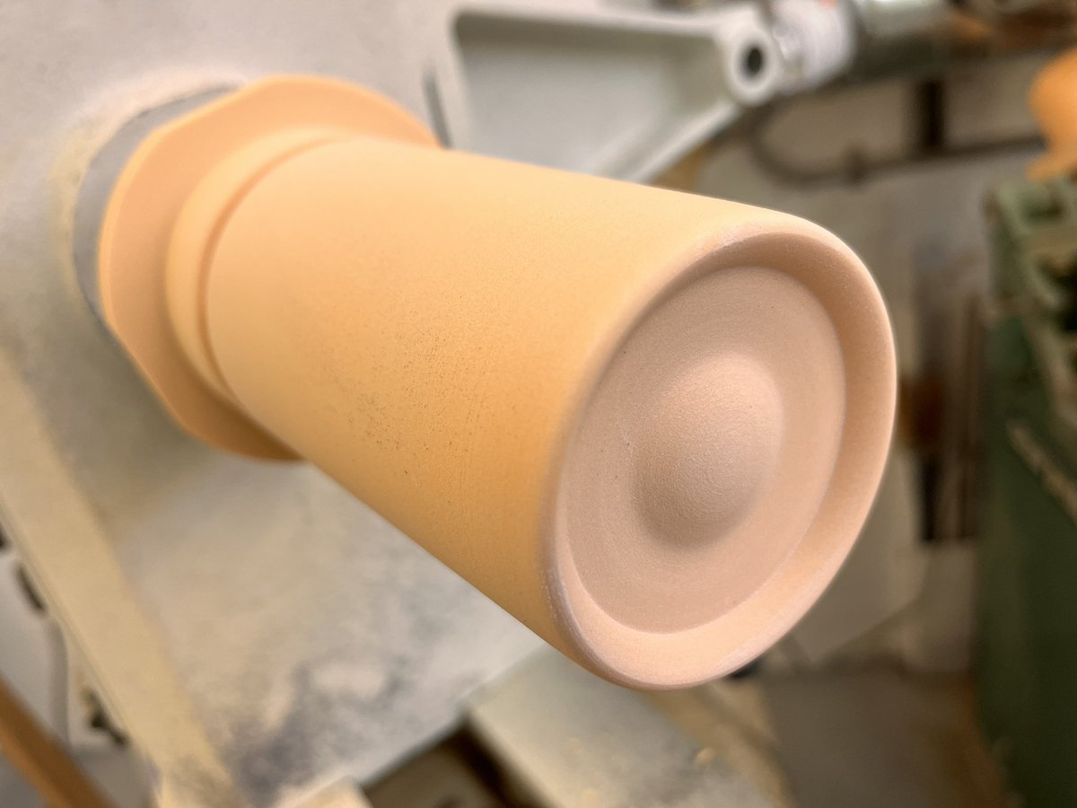 kerry_truman's tweet photo. hereβs a little peak at the work I did earlier in the day to prep up the #vacformer mould.. always nice to jump on the woodlathe at any opportunity, especially when some projects head straight to CNC without thinking of the fun to be had making by hand.. #productdesign #DTchat π https://t.co/ZWlzXOv4xs