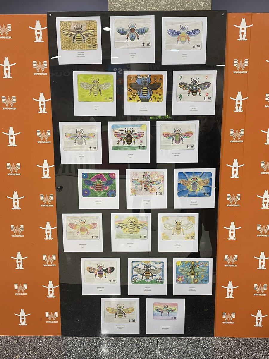 Look what I found! <a href="/MJEThirdGrade/">MJE Third Grade</a> <a href="/Joy_Li_Weeden/">Mrs. Li</a> @3LilPigments <a href="/MJEjags/">Jenks Elementary</a> It was so cool to see this on the wall at the Rodeo! 💜