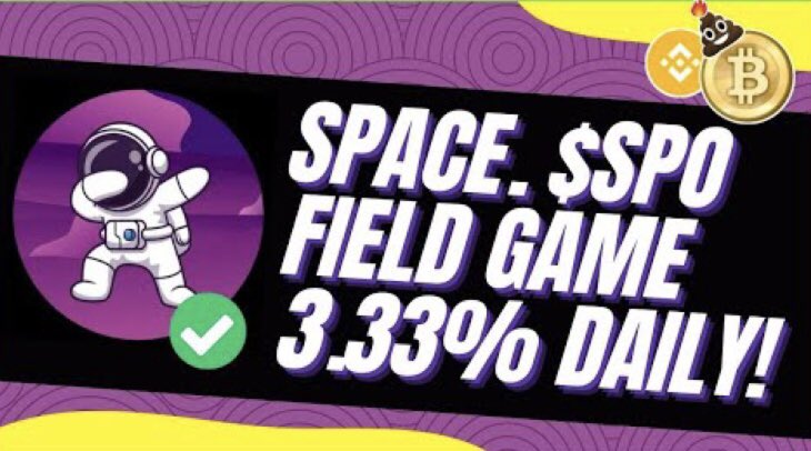 SpaceEcoSystem's tweet image. 🧑‍🚀Go watch #Crypto Mischief new #Video about The Space Field Game

➡️youtu.be/EQPmyelc9w0

$SPO address
0x3b56a620d8a4f68049964cffe674da9174193bc2

💻Website
spacefield.spaceprojects.online

#Cryptocurrency #Coin #Token #Defi #Staking #DApp #BSC #BTC #Bitcoin #BNB  @CryptoMischief