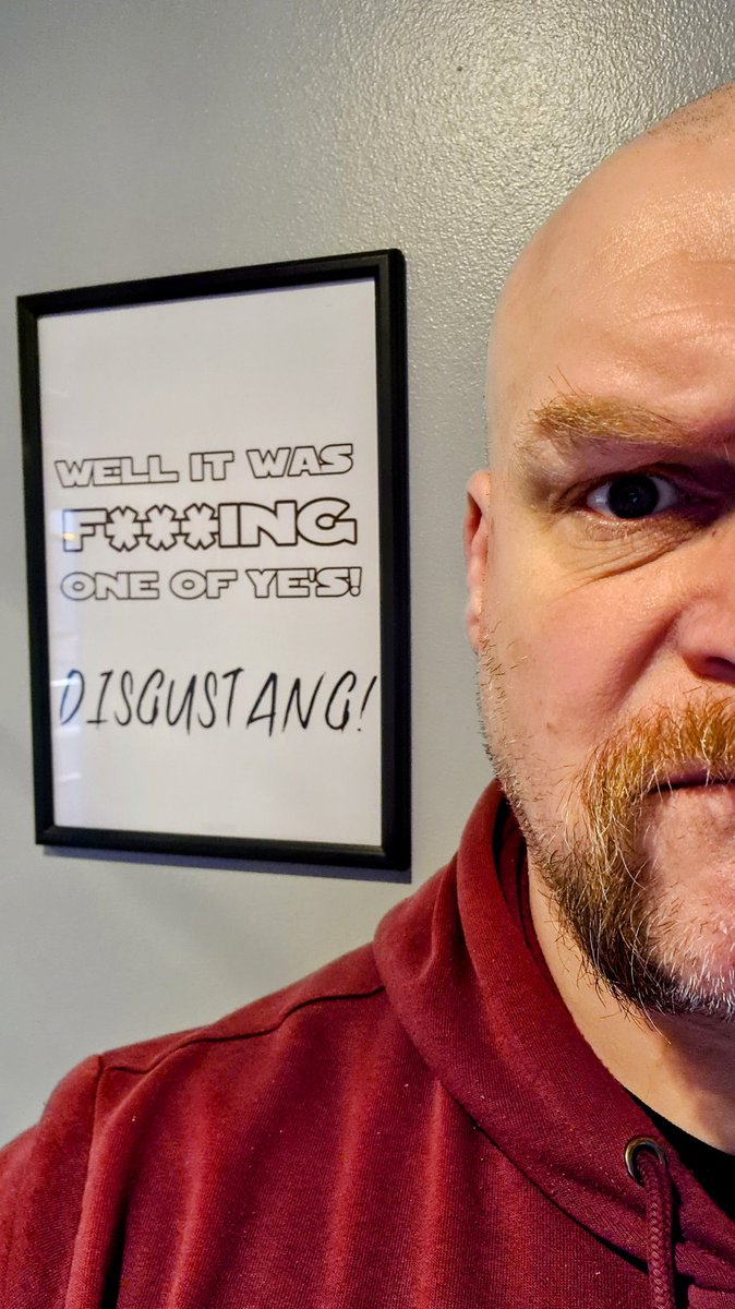 DHBScott's tweet photo. Made some new artwork for the bathroom. Pretty sure this qualifies me as an interior decorator, right?
#disgustang https://t.co/uuRM3fGNHe