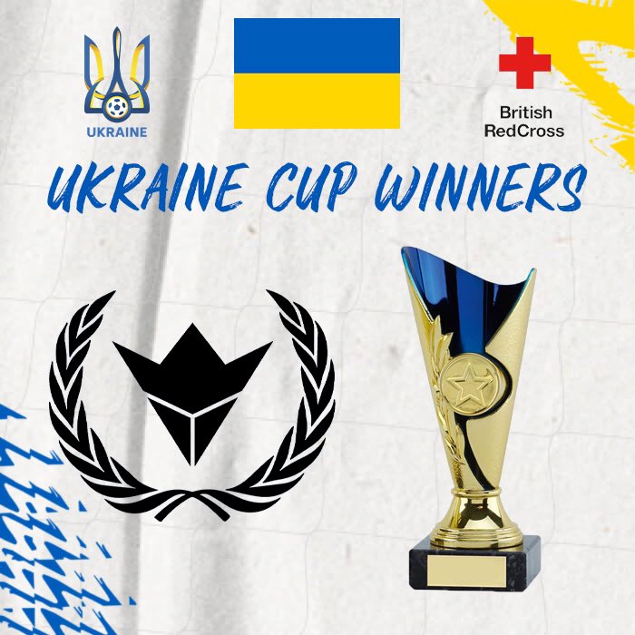 UkraineCup2022's tweet photo. Congratulations to the winners of the Ukraine Cup - @vinskyfc!

At the time of writing, we have raised £1130.00 and donations are still open! https://t.co/EC51Bn9sMg 

Tonight was a massive success, and we’d like to thank everyone for helping us make it happen!

- UC Admins

💙💛 https://t.co/pNWvl1N63d