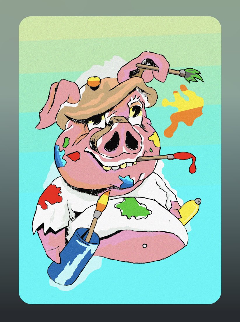 LEFUXart's tweet photo. @jf_nft 🛎
Oing
Doctor Schnagglez has many stores to tell
Here ü see him dressed as Pigasso

https://t.co/iPqzHZTLTq https://t.co/KmUJs73hxd