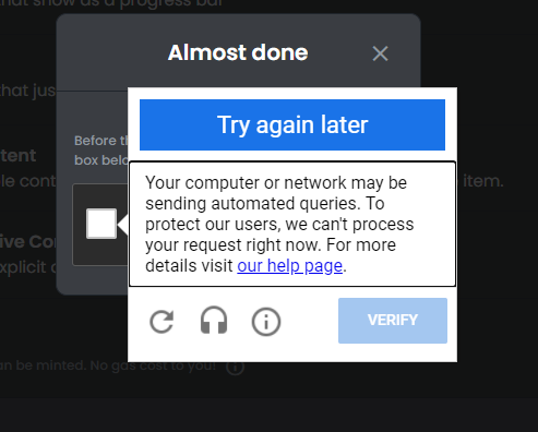 WallStAliens's tweet photo. WTF @opensea I submit my stuff by hand and this is what I get?  I might be looking for an alternate platform. #NFT https://t.co/0l6pnvEPbJ