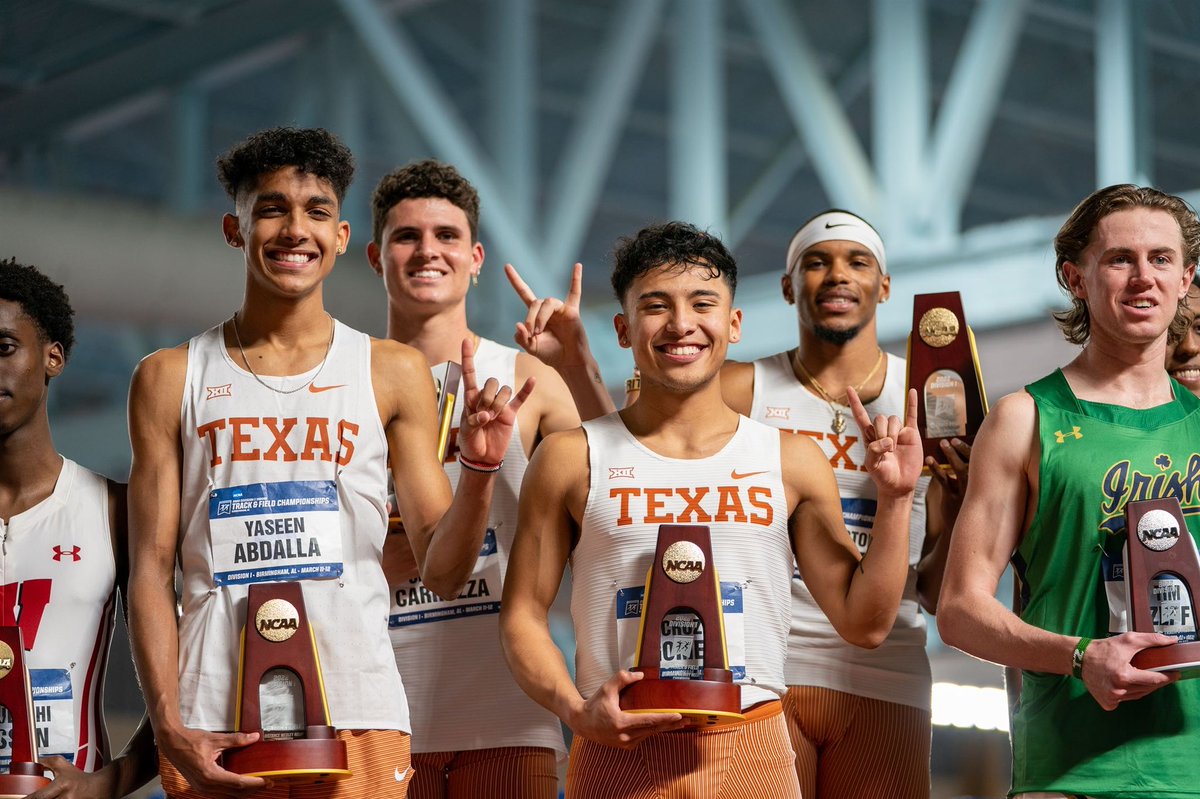 2022 Indoor Track &amp; Field Season 

- Mile School record holder (3:57.09)
- 3rd Big 12 Team Title 
- NCAA DMR Champions 
- 1st EVER NCAA Indoor T&amp;F title for UT

Very blessed to be part of <a href="/TexasTFXC/">Texas T&F/XC</a>! This is just the beginning.
