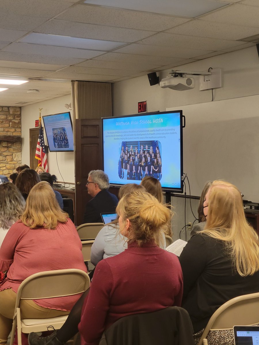 WataugaHOSA22's tweet photo. We are so proud of our student leaders speaking so professionally to the Board of Education tonight. They are doing some wonderful things in our community and we love to brag on them! ❤ https://t.co/NlTWPG29M5