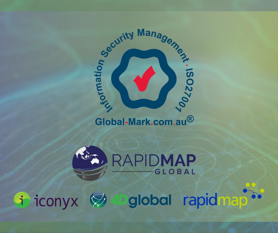 4d_global's tweet photo. Congratulations RapidMap Global!!

#ISO27001 #certified #4DGlobal #RapidMap https://t.co/jCKyNAPHkd