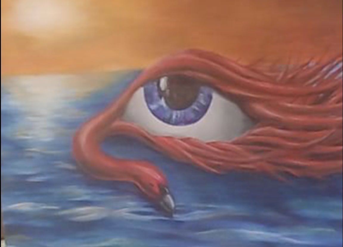 sappyarts's tweet photo. I call this one swan song sunset , done with oil paints #art #oilpainting #Artists #ArtistOnTwitter https://t.co/BCVigmKmHB