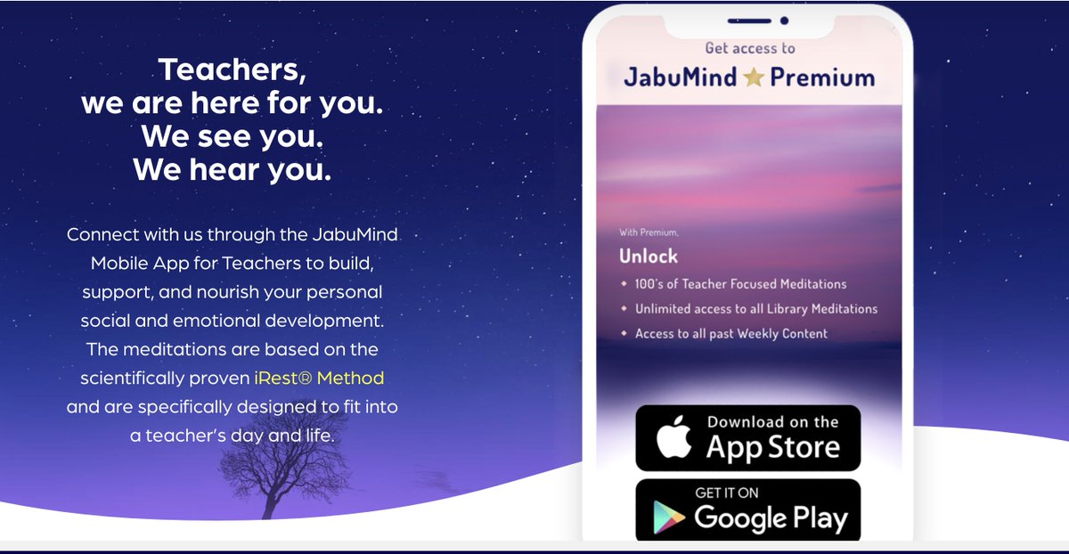 Rdene915's tweet photo. A2 I recommend @JabuMind for teachers for #selfcare #mindfulness it is fantastic  #formativechat https://t.co/iyer9vA2Iw