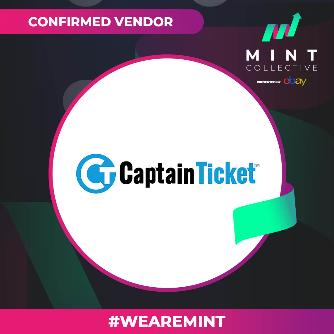 🔥Confirmed Vendor: @CaptainTicket!!!!

Tickets start at $15 - LINK IN BIO!!
 
𝗠𝗔𝗥𝗖𝗛 𝟮𝟱-𝟮𝟳
MGM GRAND & HAKKASAN NIGHTCLUB
Presented by @eBay, brought to you by @IMG and @CollectableApp 

#TMC22 #TheMINTcollective #WEAREMINT #thehobby #whodoyoucollect #captainticket