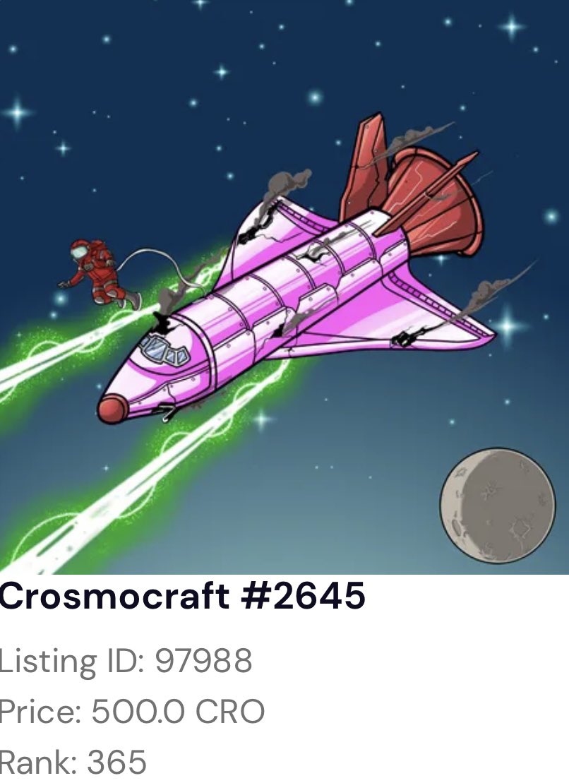 JKCryptoXYZ's tweet photo. ๐ฅGot a couple of #metacyborgs and extra @crosmonaut legendary spacecraft selling on #ebisusbay๐ฅ of anybody wants in ๐ช #cro #crofam #CronosNFT #HypedDogs https://t.co/QklLOms0zj