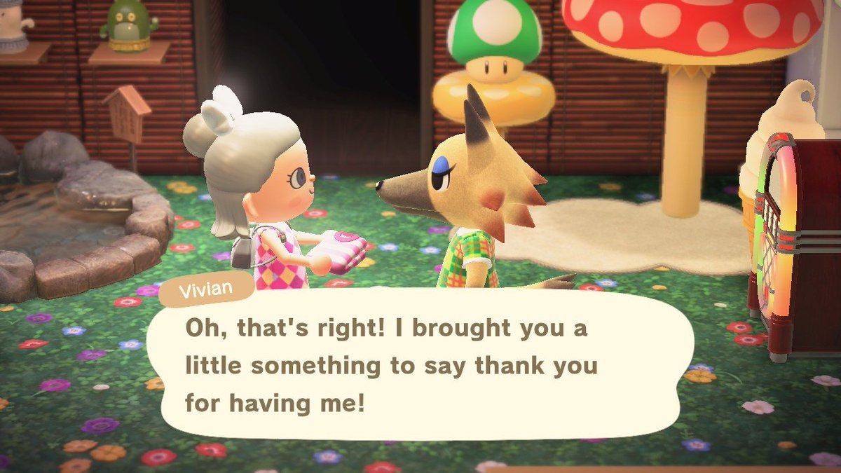 girlygothgaming's tweet photo. When your friends come over and give you presents ☺️ #ACNH #AnimalCrossing #AnimalCrossingNewHorizons #AnimalCrossingNewHorizions https://t.co/3910e8rRR3