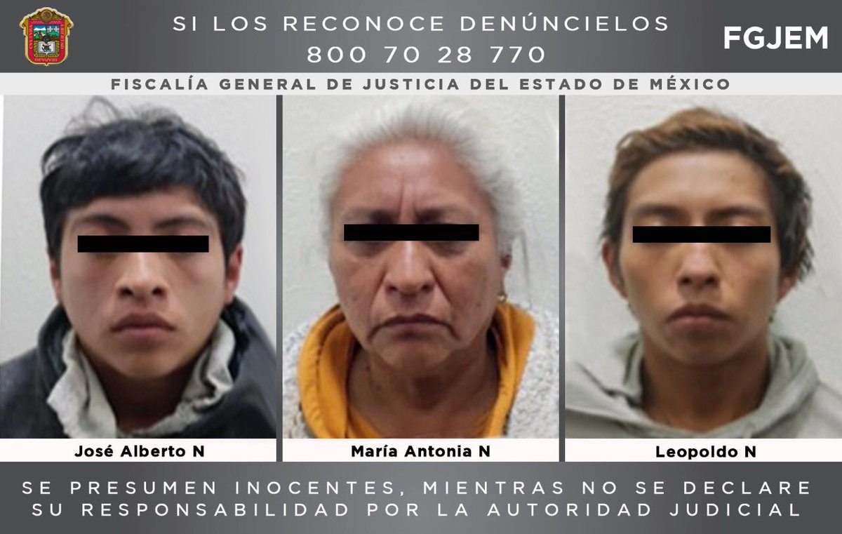#FGJEMInforma | Un Juez en Nezahualcóyotl determinó iniciar un proceso legal en contra de José Alberto “N”, Leopoldo “N” y María Antonia “N”, luego de que la Fiscalía de Homicidio ZO acreditó su probable participación en un homicidio.
🔵La información en: slideshare.net/FGJEM/comunica…