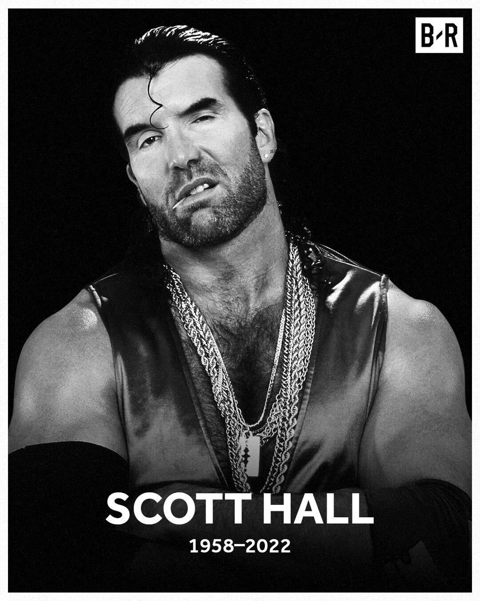WWE announced Scott Hall has died at age 63.

R.I.P. to a legend.