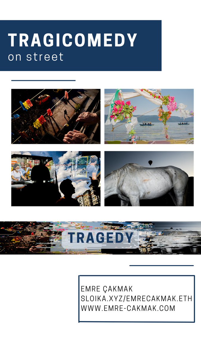 emrecakmak_tr's tweet photo. My collection, Tragicomedy on Street, is live on @sloikaxyz now.

8 photos.
1/1 Edition.
0.1-0.3 $ETH.

Link: https://t.co/d1qhxXI9F4 https://t.co/iHSobhNLVa