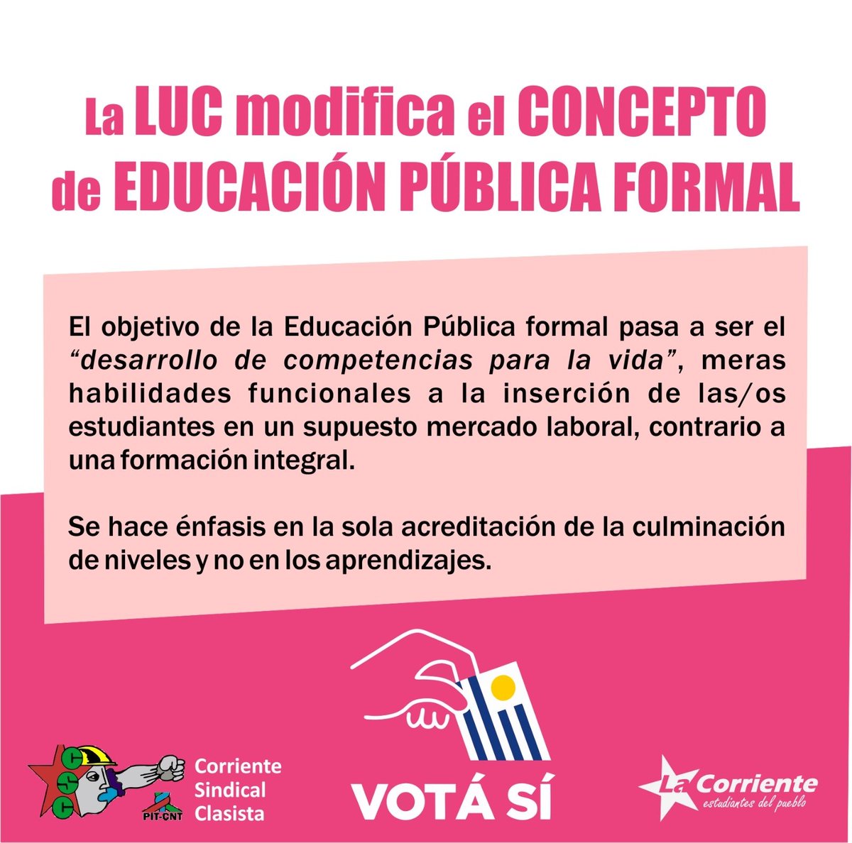 ⭐La Corriente estudiantes del pueblo tweet media