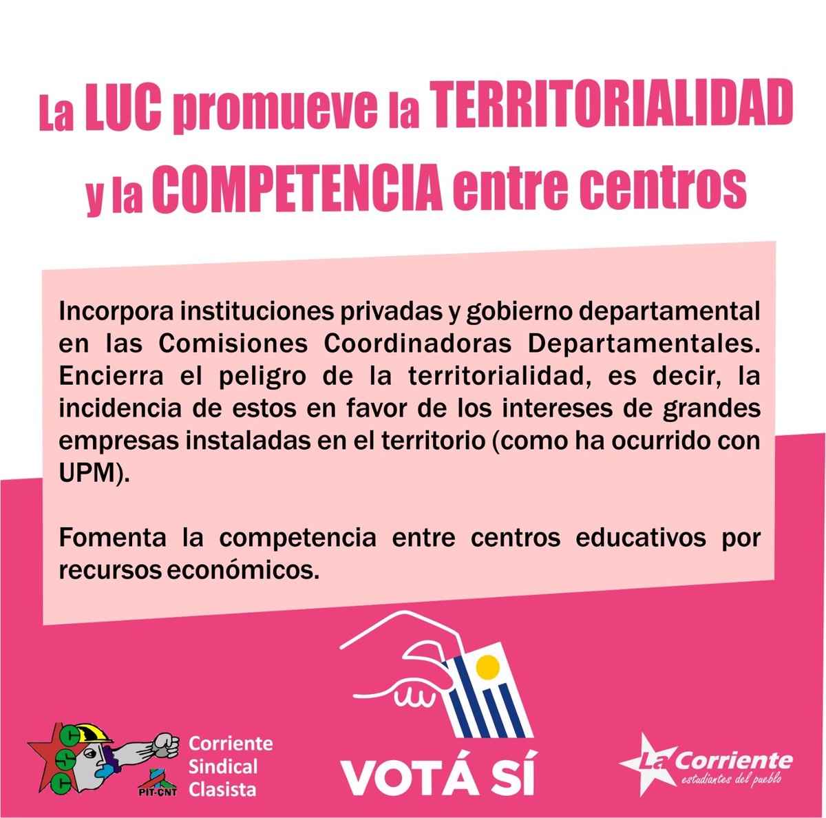 ⭐La Corriente estudiantes del pueblo tweet media