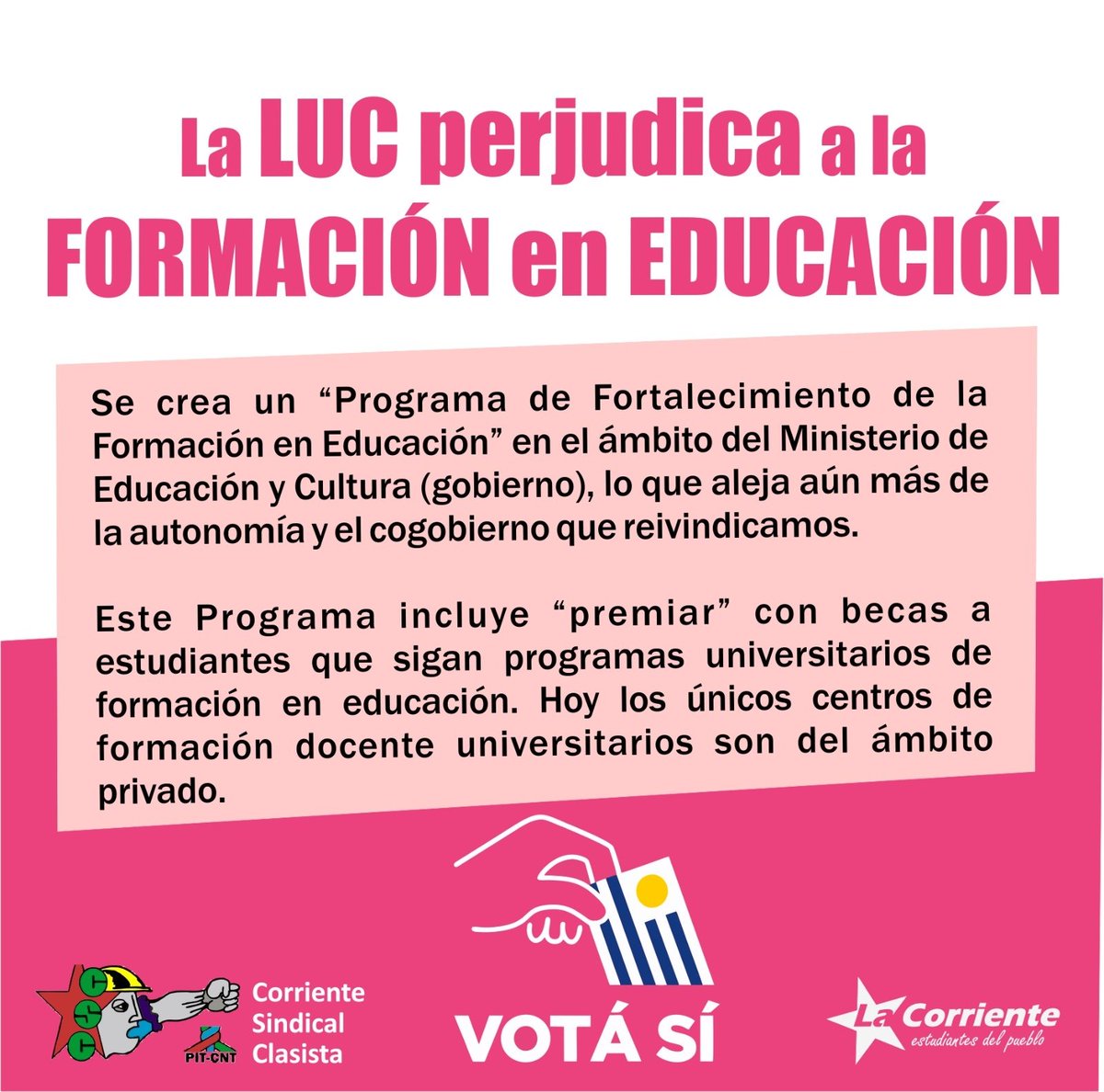 ⭐La Corriente estudiantes del pueblo tweet media