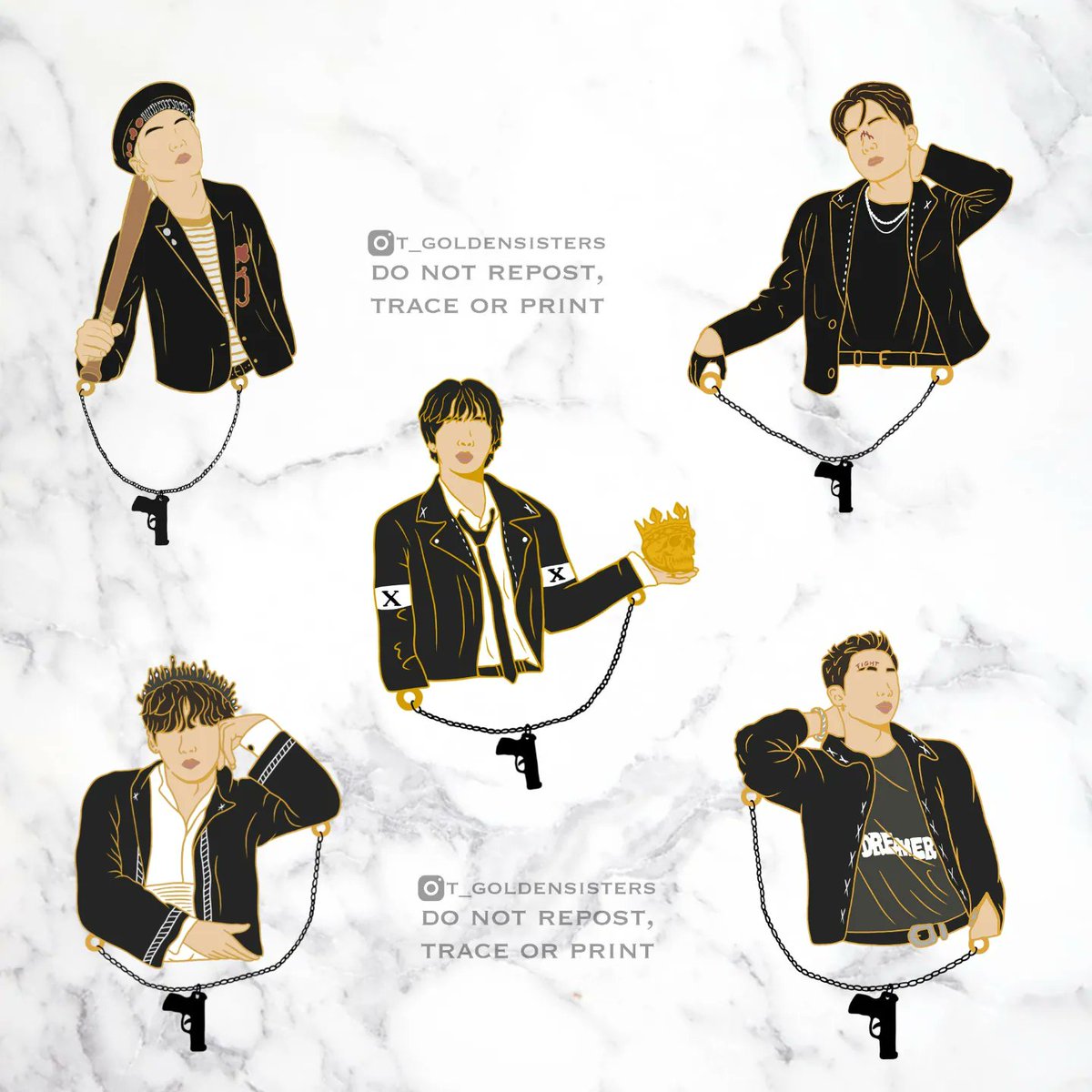 t_goldensisters's tweet photo. THANK YOU for all of you who's supporting our small business 💜 SG pins are still available for preorders 🥰
#gogopin #btspins #pincollector #pincollection #jungkook #jimin #jikook #btsjikook #btsot7 #ot7 #suga #rm #jin #taehyung #jhope https://t.co/uhhC8fhnHH
