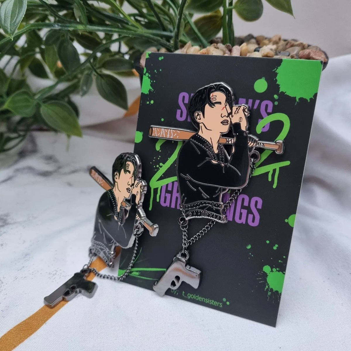 t_goldensisters's tweet photo. THANK YOU for all of you who's supporting our small business 💜 SG pins are still available for preorders 🥰
#gogopin #btspins #pincollector #pincollection #jungkook #jimin #jikook #btsjikook #btsot7 #ot7 #suga #rm #jin #taehyung #jhope https://t.co/uhhC8fhnHH