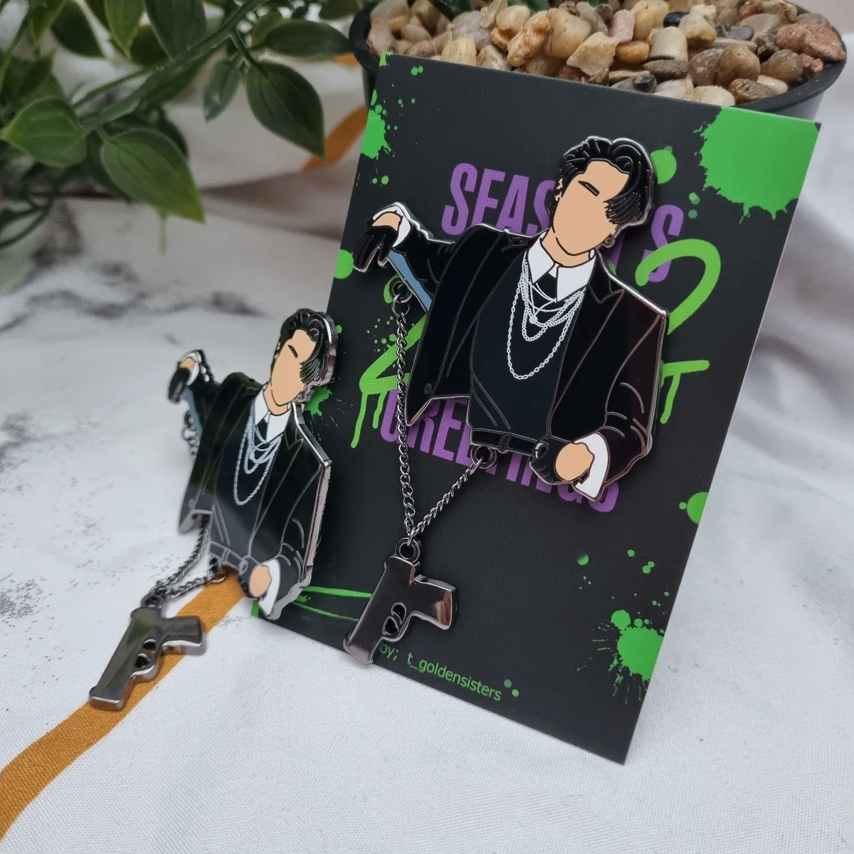 t_goldensisters's tweet photo. THANK YOU for all of you who's supporting our small business 💜 SG pins are still available for preorders 🥰
#gogopin #btspins #pincollector #pincollection #jungkook #jimin #jikook #btsjikook #btsot7 #ot7 #suga #rm #jin #taehyung #jhope https://t.co/uhhC8fhnHH
