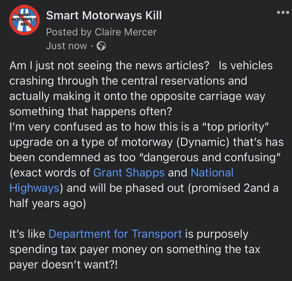 Smart Motorways Kill tweet media