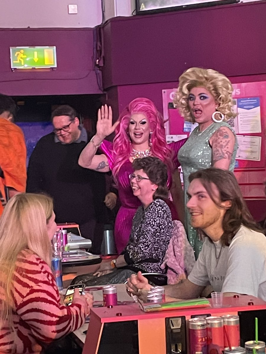 @ChipShopBird @jimbodragclown nailed it tonight at Mecca bingo Norwich. So much fun!!!