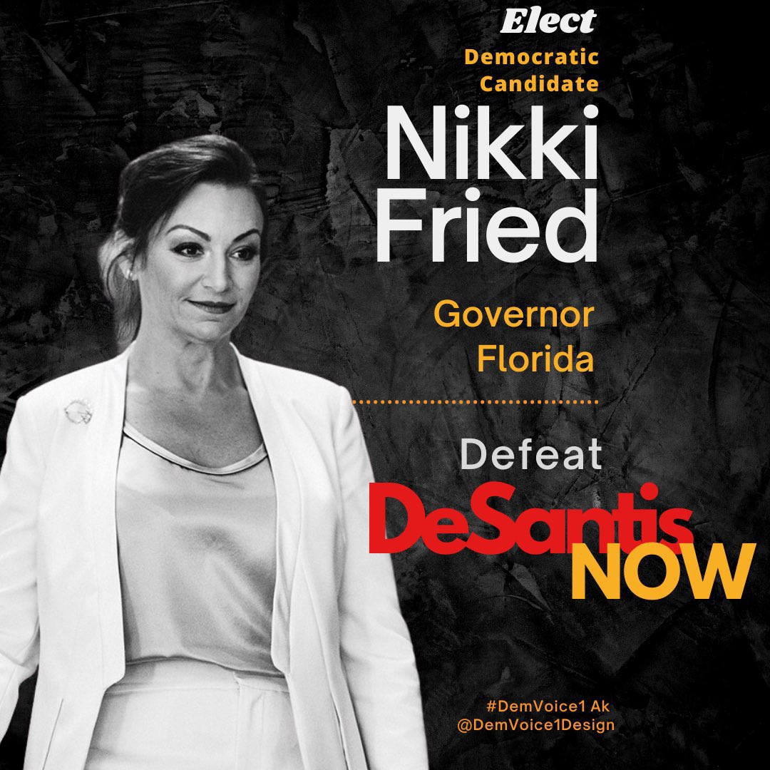 kinley_brenda's tweet photo. @NikkiFried @HeinzRudolf155 @GovRonDeSantis @NikkiFried for Governor!!!
#RetireDeSantis https://t.co/IaLEKrvE9x