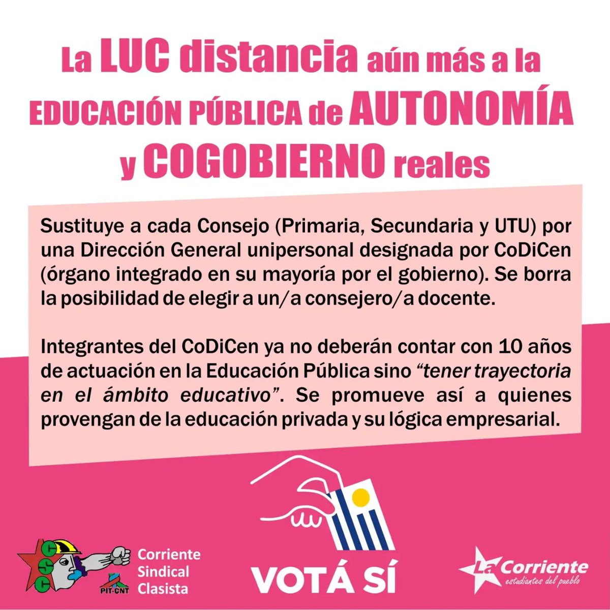 ⭐La Corriente estudiantes del pueblo tweet media