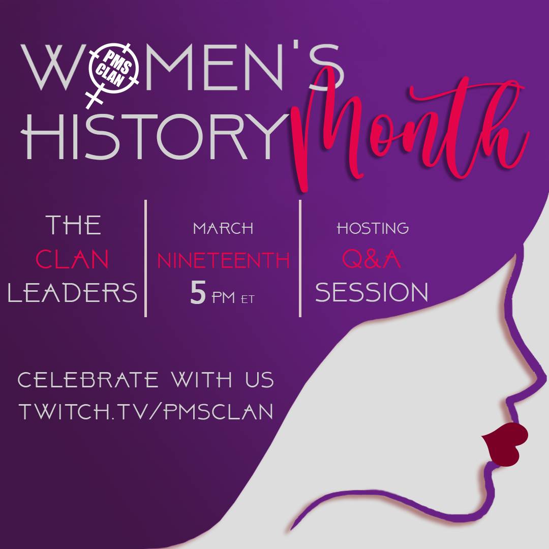 Are you someone that likes telling everyone what’s up? Are you cool with streaming? Great—you’re the bad-ass woman we want. Sign up to hang out with us on a special stream Saturday March 19th!  #PMS4Life 

forms.gle/WCpM48NfHgoWFa…